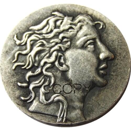 G(39) MITHRADATES VI,Silver Stater, 84 BC Portrait of Fine Style.Rare Silver Plated Copy Coins