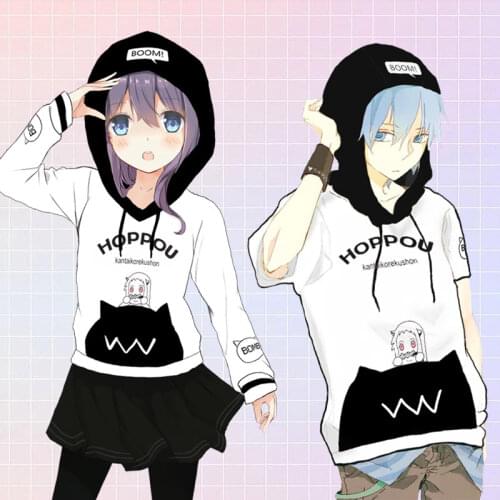 Collection Hoodie Anime Cosplay Costume Kawaii Girl Sweatshirt Women Top Lovely Warm Autumn Casual Print Long Sleeve Cotton Coat
