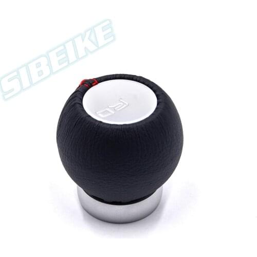 Leather Shift Knob Manual Auto Car Gear Shift Knob Lever Stick Ball Shape Knob Shifter