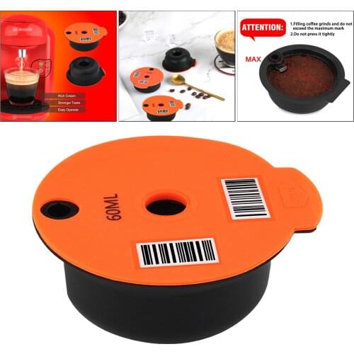 Refillable PP Coffee Capsule Pod for Bosch Tassimo Stainless Steel Mesh Refillable Reusable Coffee Filter Cups Coffee Make