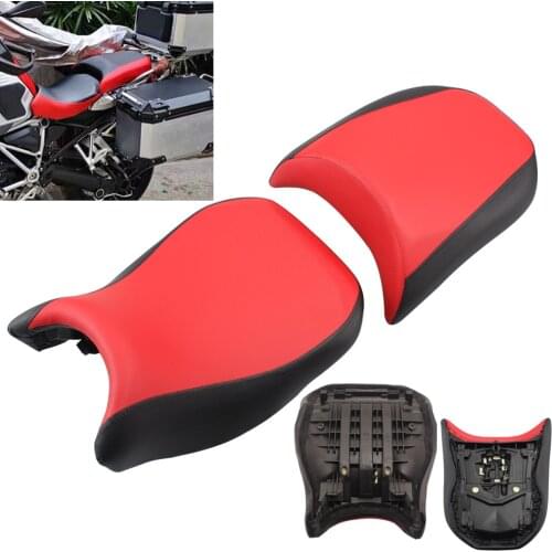 Motorcyclist Front Rear Seat Pillion Cushion PU leather For BMW R1200GS 2013-2017 2014 2015 2016 Motorcycle Accessories