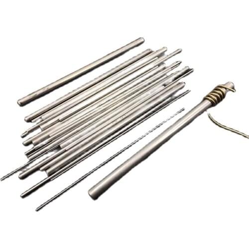 Stainless Steel Wire Core Stick Set Roll Mandrel 0.5-5.0mm Necklace Making Processing Tool