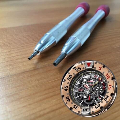 Steel inner 8 branch screwdriver for RM Richard Mille mens automatic watch bezel screw case opener parts tools