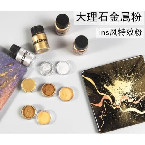 Pearlescent Colorant Pearl Pigment Dye UV Resin Epoxy Colour Jewelry Making Shimmer Metallic Gold Silver Color Pigment