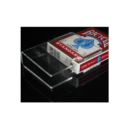 Transparency PVC Card Clips/Card Holder (3mm T) Magic Tricks Stage Close Up Magia Best Card Clips Magie Illusion Gimmick Props