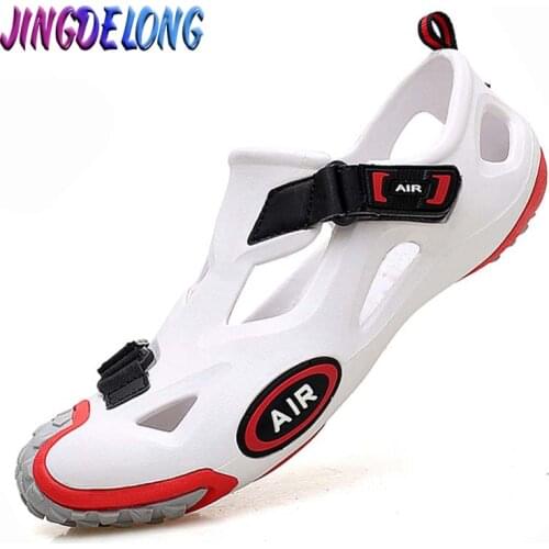 Unisex Summer Mens Sandals Beach Outdoor Water Shoes Mens Beach Sandals Non-slip Breathable Platform Sandals Sneakers Hot Sale