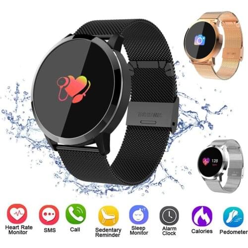 Smart Wearable Device The Mens Watch Sports Fitness Watches Heart Rate Pedometer Step Calculation IP67 Waterproof Clock Women