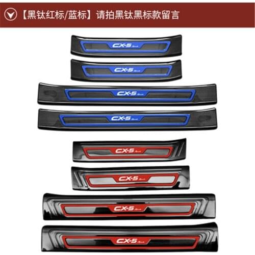 Car styling So cool!Stainless steel Entry threshold Door Sill Scuff Plate for Mazda CX5 CX-5 Second generation 2017-2020