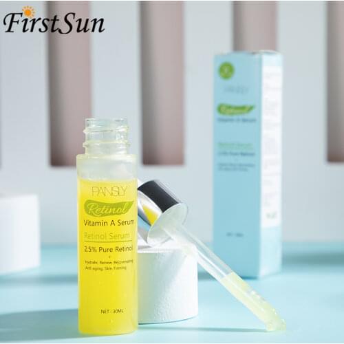 New 30ML 2.5 % Pure Retinol Vitamin A Serum Repair Skin Firming Anti-Wrinkle Anti-Aging Anti Acne Serum Skin Care