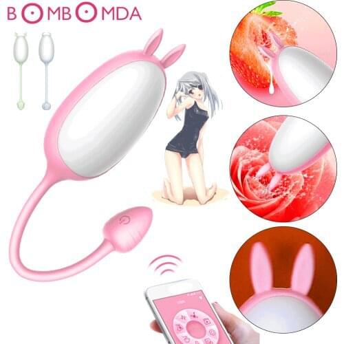 Smart App Control Vibrator Silicone Elf Vibrator Kegel Balls G-spot Massage 7 speeds Erotic Adult Game Sex Toys for Women Couple