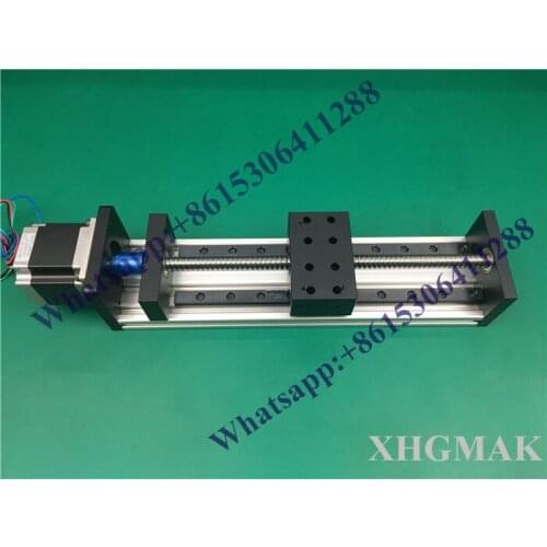 High Precision GX80*50 Ballscrew 1204 600mm Effective Travel+ Nema 23 Stepper Motor CNC Stage Linear Motion Moulde Linear