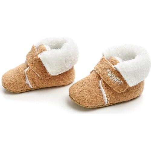 Baby Girls Boys Winter Keep Warm Shoes First Walkers Sneakers Kids Crib Infant Toddler Footwear Boots Newborns Prewalkers