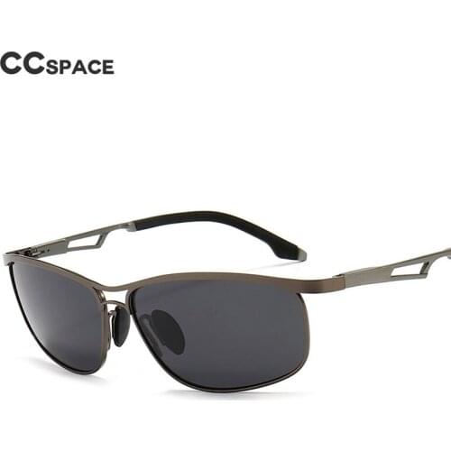 49329 Retro Men Polarized Sunglasses Metal Frame Fashion Shades UV400 Vintage Glasses