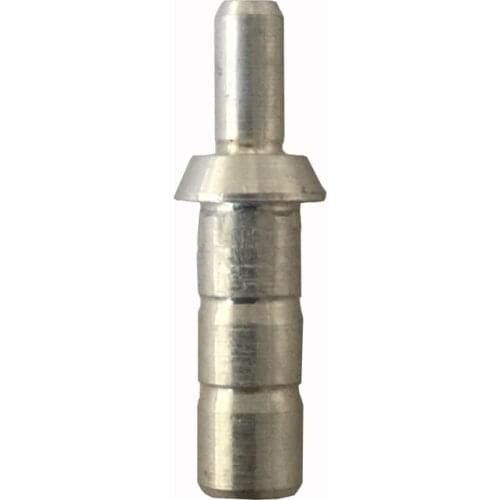 50 pcs ID4.2mm/5/6.2 concave pin aluminum arrow notch adapter arrow end protection, for carbon system, to prevent nail shooting