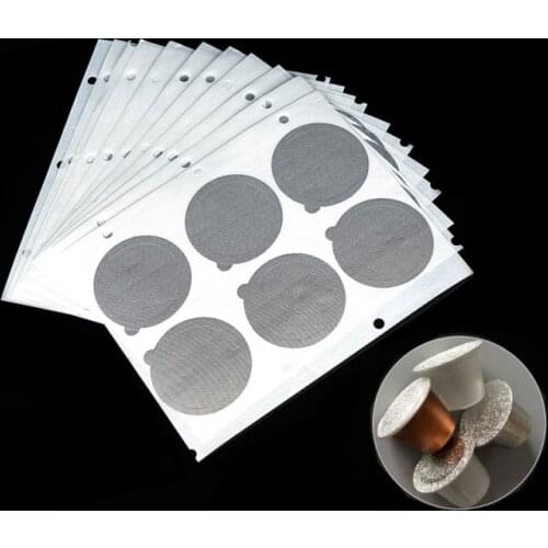 100PC Adhesive Aluminum Lids Seals For Filling Empty Disposable Refillable Reusable Nespresso Pod Capsule Nespresso Coffee Film