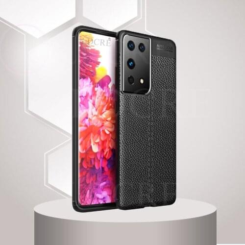 For Samsung Galaxy S21 Ultra Case Galaxy S21 Ultra Leather Texture Armor Bumper Pattern Case For Samsung Galaxy S21 FE S21 Plus