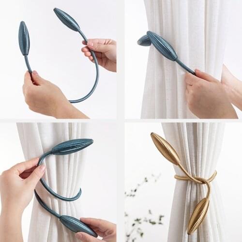 Arbitrary Shape Strong Curtain Tiebacks Alloy Hanging Belts Ropes Curtain Holdback Curtain Hooks Room Accessories Roman Shades