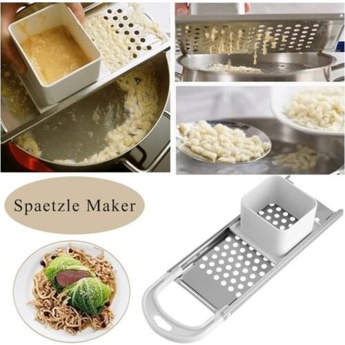 Pasta Machine Manual Noodle Spaetzle Maker Stainless Steel Blades Dumpling Maker