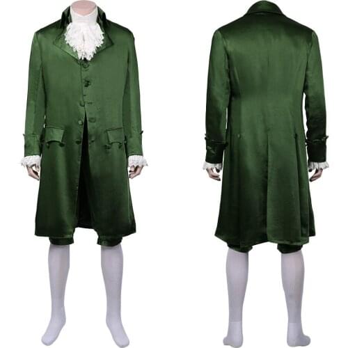 Musical Hamilton Green Cosplay Costume Replica Colonial Victorian Edwardian Outffit Full Suit