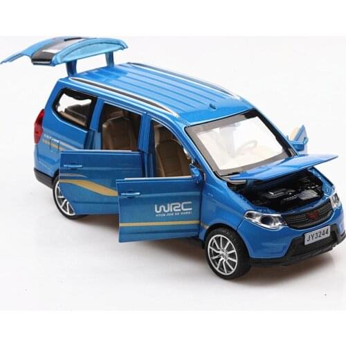 New Arrival Truck Van Vintage Diecast Pull Back Car Model Toy with Light Sound for Educational Children Gift V032