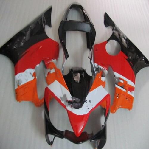 Dor-Fairings For CBR600F4i 2001 - 2003 01 02 03 ABS Injection Plastics Bodywork Red orange black Hulls Motorcycle Body Kit