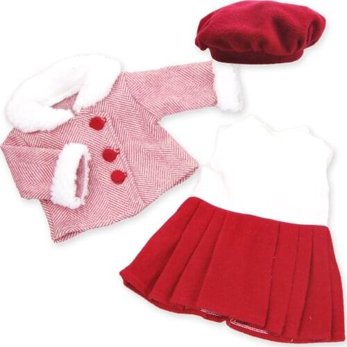 Doll Clothes New Arrivals Doll Baby skirt coat pants For 18 Inch American&43 Cm Baby New Born Doll Girls Toy