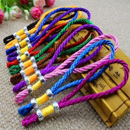 Silver Ring Hanger Rope Diy Small Jewelry Hand-made Material Vehicle Hanging Accessories Hand-played Knitting