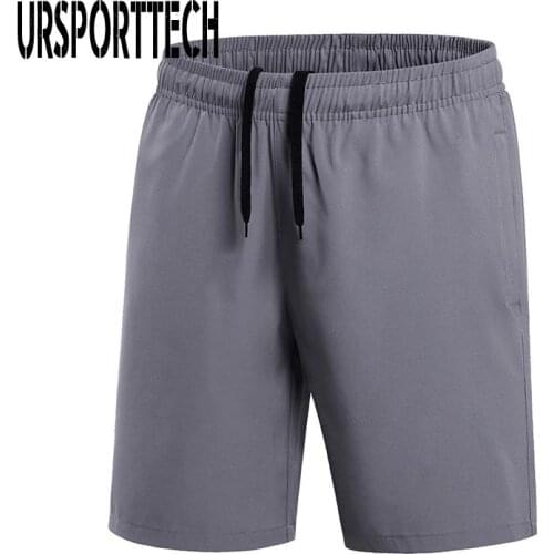 Summer Shorts Men Oversize Casual Gyms Sportswear Short Elastic Waist Homme Male Knee Length Solid Men Shorts Brand Clothing
