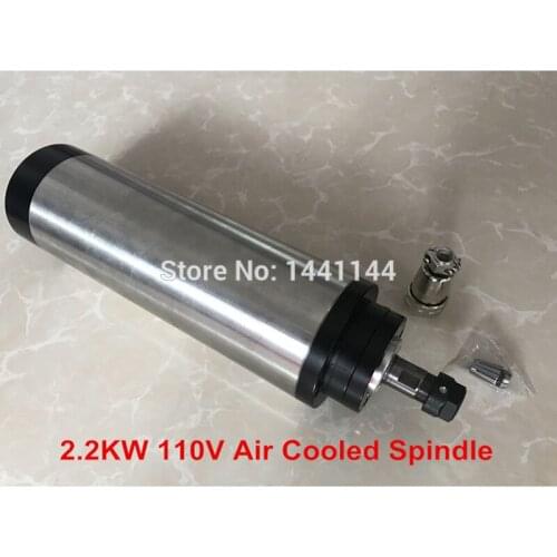 CNC Spindle 2.2KW 220V/110V Air Cooled Spindle Motor Machine 80MM ER20 Collet Router Tools For Milling
