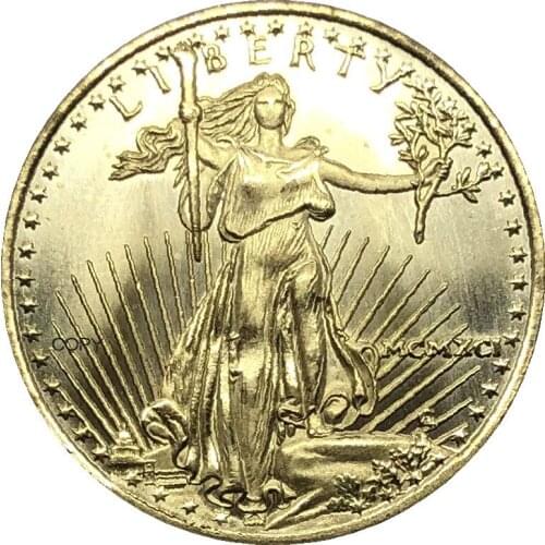 United States 25 Dollar America Eagle Bullion Coin 1991 Brass Metal Commemorative Gold Coin Copy coin