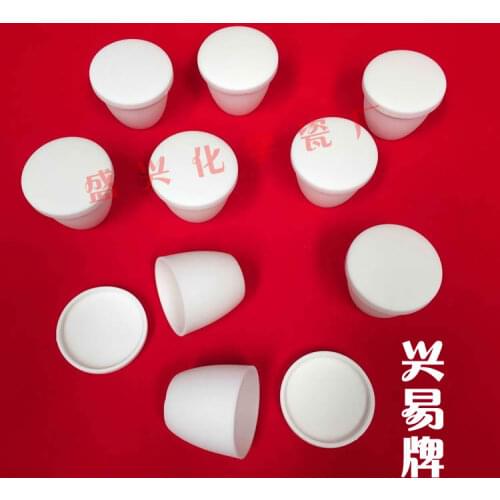 With lid dia45x39mm 30ml arc-shaped 99% pure alumina corundum crucible / Al2O3 ceramic crucible / Sintered crucible