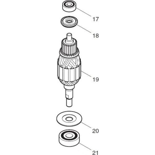 AC220-240V MAKITA 517633-9 Rotor Motor Armature for MT920 M928 Rotor