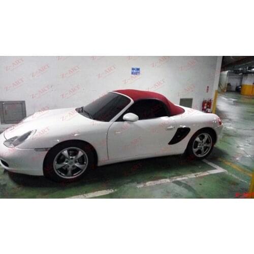 Z-ART 997 Turbo carbon fiber side vents for Porsche 986 carbon fiber side scoops for Porsche Boxster 1997-2004 free shipping