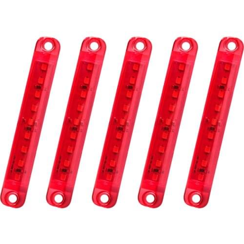 9 LED Lamp Rear Side Lamp 12/24V Car Lights Trailer Side Light 5pcs Blue Low Power White Durable Lorry Red Truck Signal Light