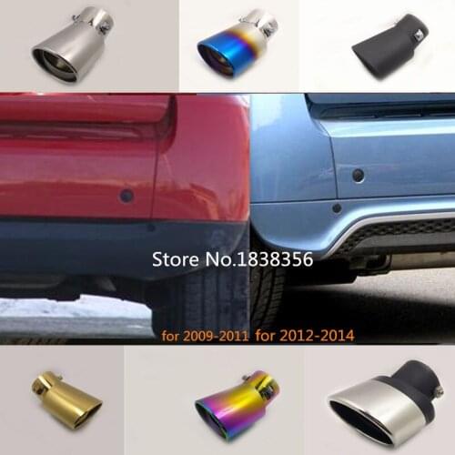 For Benz smart fortwo 2009-2014 car cover muffler exterior end pipe outlet dedicate stainless steel exhaust tip tail 1pcs