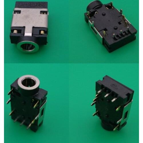 2pcs 3.5 mm Laptop Audio Jack for Lenovo Y400 Y500 Y580 Y410 Y410P Y430 Y430P headphone Jack Microphone Socket