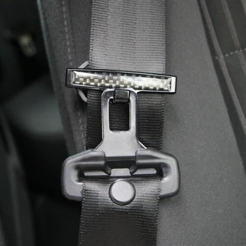 2pcs Car Safety Belt Clips Seat Belt Buckle Car Styling Safety Stopper Belt Clips Adjusting Clip Tension Adjuster For Auto 53mm