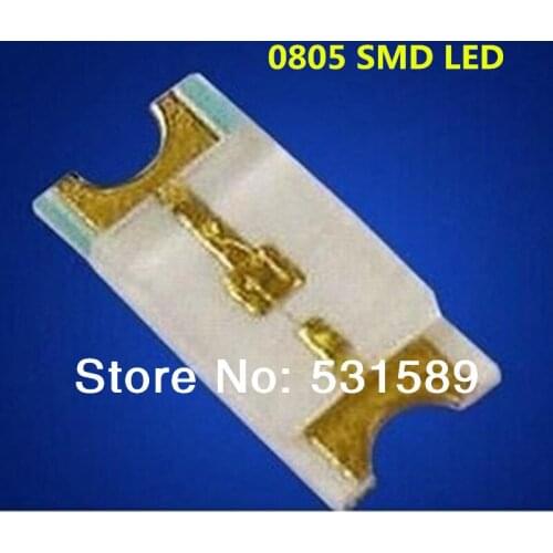 Free shipping 3000PCS 0805 SMD LED White/ warm white/ Yellow/ Red/ Green/ Blue/orange SMD SMT LED Light Emitting Diode Lamp