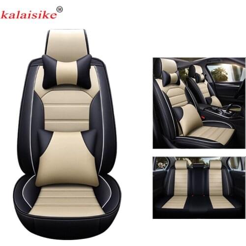 Kalaisike universal car seat covers for Nissan all models note juke x-trail leaf teana tiida altima qashqai almera auto styling