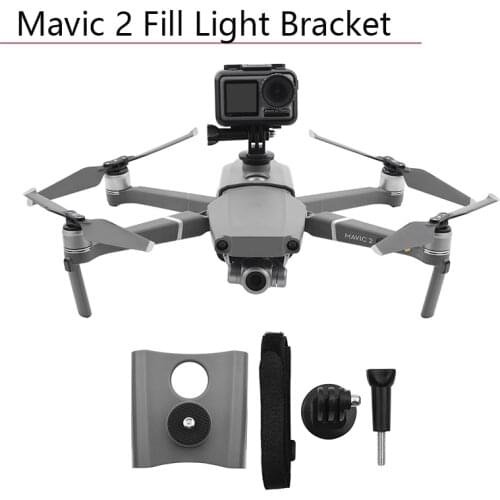 Camera Fill Light Holder Mount Mounting Bracket Expansion Kit with Screw Base for DJI Mavic 2 Pro Zoom Drone Accessories