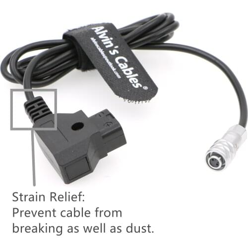 Alvins Cables BMPCC4K to D Tap Power Cable for Blackmagic Pocket Cinema Camera 4K Gold Mount V Mount Battery Weipu 2 Pin Female