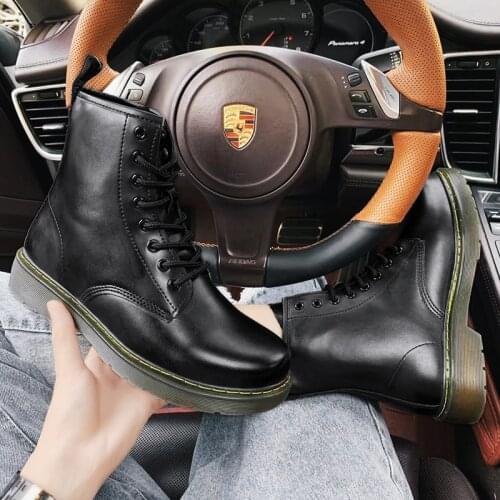 LCHEERS Men's Motorcycle Boots