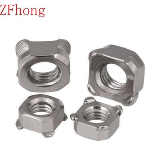 M4 M5 M6 M8 M10 stainless steel A2 Square weld nuts Din928 SUS 304