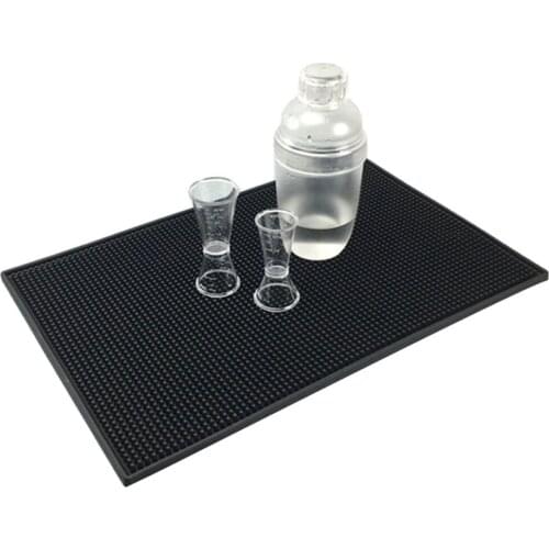 Non-slip rubber bar mat bar runner glass drip tray beer beverage railing service mat non-slip water barrier PAK55