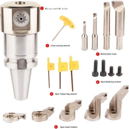 New BT30 BT40 BT50 MT NBH2084S fine tune Boring head 0.005 Precision boring tool fine boring tool FOR CNC machine boring 8-204mm