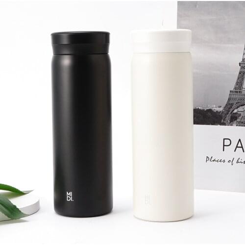 Portable 280ml Mini Pocket Thermos Vacuum Cup Stainless Steel Thermoscup Leakproof Milk Water Bottle Home Tea Drink Bottle
