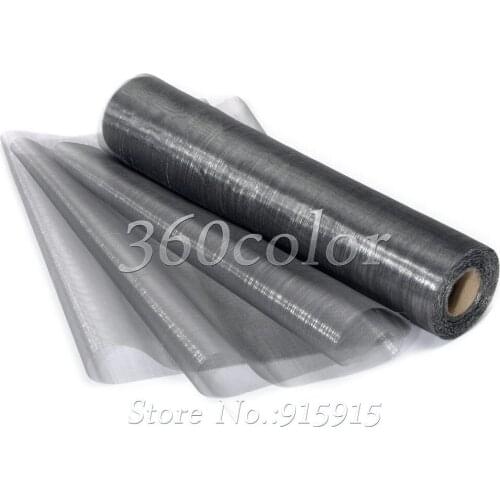 Dark silver/ Gray Sheer Organza Roll 25Meters x 29cm Wedding party Decoration Chair Bow Sash Table Runner Swag