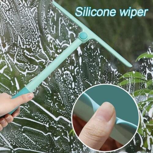 Glass Scraper Cleaning Tool Wipe Glass Household Scratch Cleaner Bathroom 360 Degree Rotating Scraper Head Household Cleaning