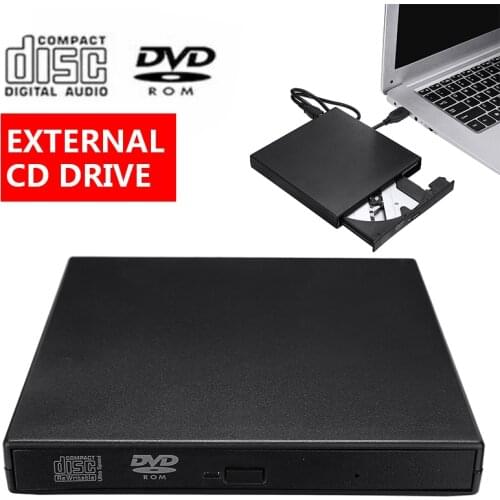 USB External DVD CD RW Disc Burner Combo Drive Reader Windows 07/08 Laptop PC Player Optical Drives For Laptop PC DVD Burner