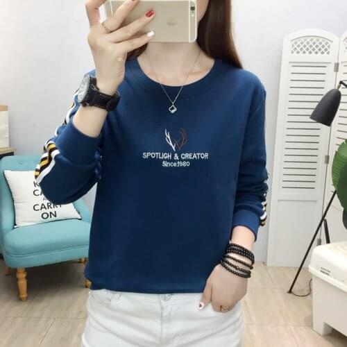 BOBOKATEER O-Neck Female Clothing Sudaderas Para Mujer Camisetas Long Sleeve Sweatshirt Casual Women Clothes Vetement Femme 2021